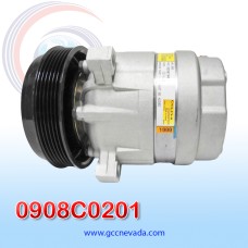 COMPRESOR GM CENTURY V-5 AÑO 1988 R-12 / R-134-A 4 OREJAS 6PK DELPHI COREA