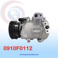 COMPRESOR HYUNDAI ACCENT AÑO 12/17 / KIA FORTE / KOUP / CERATO 10/13 C/VAL POA R-134-A T/P 6PK 122MM 12V DV13 ASIA