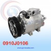 COMPRESOR HYUNDAI SANTA FE 2.4L AÑO 07/12 / SONATA 3.3L / OPTIMA 2.7L 06/08 / KIA SORENTO 2.0L 11/13 / MAGENTIS 2.4L 07/10 T/P 6PK 124MM 12V VS18 NEVADA ASIA