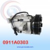 COMPRESOR JEEP LIBERTY / DODGE NITRO 3.7L AÑO 06/08 3 OREJAS 6PK 136MM 12V HS18 NEVADA ASIA