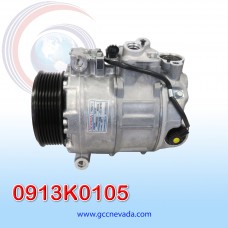 COMPRESOR MERCEDES BENZ SPRINTER 2500 / 3500 AÑO 10/18 /  FREIGHTLINER SPRINTER 2500 / 3500 07/18 / DODGE SPRINTER 3.0L 07/09 T/P 7PK 105MM 12V 7SEU17C NEVADA ASIA
