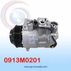COMPRESOR MERCEDES BENZ C300 AÑO 2015 /C350 / GLK350 13/15 / E350 3.5L 12/14 T/P CONEX/PEQUEÑA 6PK 115MM 12V 6SEU16C NEVADA ASIA
