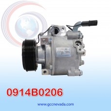 COMPRESOR MITSUBISHI OUTLANDER AÑO 09/16 / LANCER 2.4L 09/17 R-134-A T/P 6PK 98MM 12V QS90S NEVADA ASIA