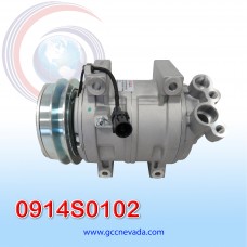 COMPRESOR MITSUBISHI SPORTERO / TRITON L200 AÑO 05/14 R-134-A T/P 1A 125MM 12V DKS15D NEVADA ASIA