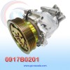 COMPRESOR RENAULT LOGAN / SANDERO / DUSTER AÑO 06/09 / CLIO 02/08 / PLATINA 1.2L 2004 / KANGOO 1.9L 2007 6PK 129MM 12V SD7V16 NEVADA ASIA