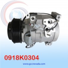 COMPRESOR TOYOTA 4RUNNER AÑO 03/09 / FJ-CRUISER 07/09 / HIACE 98/05 R-134-A T/P 7PK 125MM 12V 10S17C NEVADA ASIA