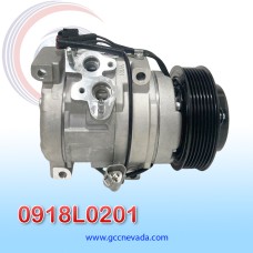 COMPRESOR TOYOTA HIACE / FORTUNER AÑO 09/14 / HILUX 2.5L 2001 / LAND CRUISER DIESEL R-134-A T/P 7PK 125MM 12V 10S15C NEVADA ASIA