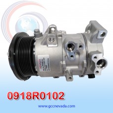 COMPRESOR TOYOTA RAV4 / CAMRY 2.4L AÑO 07/09 / HIACE 2.7L 06/12 T/P R-134-A 7PK 132MM 12V 6SEU16C NEVADA ASIA