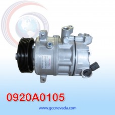 COMPRESOR VOLKSWAGEN GOLF 10/14 / JETTA 05/16 / GTI 06/11 / PASSAT 05/22 / TIGUAN 09/14/ TOLEDO 05/10 / TOURAN 03/05 / BEETLE 12/16 / AUDI A3 06/13 / A4 2008 / Q3 17/18 / TT 08/09 R-134-A T/P 6PK 113MM 12V PXE16 NEVADA ASIA