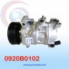 COMPRESOR VOLKSWAGEN GOLF 15/20 / TIGUAN 2.0L 18/22 / BEETLE 2.5L 11/18 / POLO 1.4L 13/14 / AUDI Q3 2.0L 17/18 / A1 1.4L 11/15 T/P 6PK 113MM 12V PXE14 SANDEN USA