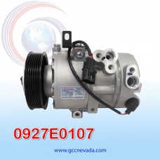 COMPRESOR KIA SPORTAGE / HYUNDAI TUCSON 2.0L AÑO 17/20 T/P C/VALVULA 6PK 120MM 12V DVE16 NEVADA ASIA