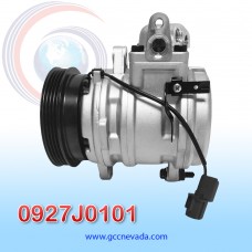 COMPRESOR KIA PICANTO AÑO 04/06 / HYUNDAI I10 07/15 R- 134-A 3 OREJAS 4PK 115MM 12V HS11 NEVADA ASIA
