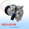 COMPRESOR JOHN DEERE EXCAVATOR / LOADER / TRACTOR R-134-A T/P 8PK 126MM 24V 10SRE18C NEVADA ASIA