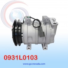 COMPRESOR KOMATSU EXCAVADOR / NISSAN UD / HITACHI DKS15CH 1A 138MM 24V NEVADA ASIA