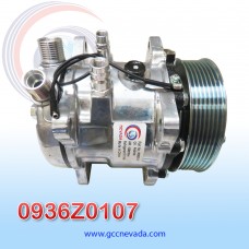 COMPRESOR 505 STD R-134-A 8 OREJAS TOMA VERTICAL O-RING 8PK 123MM 12V NEVADA ASIA