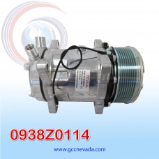 COMPRESOR 508 STD R-134-A 8 OREJAS O-RING 8PK 123MM 12V NEVADA ASIA