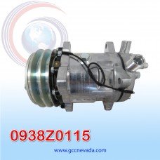 COMPRESOR 508 STD R-134-A 8 OREJAS O-RING 2A 132MM 12V NEVADA ASIA