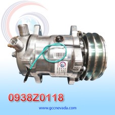 COMPRESOR 508 STD R-134-A 8 OREJAS O-RING 24V 132MM 2A NEVADA ASIA