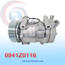 COMPRESOR 709 SD7H15 TOMA VERTICAL O-RING  R-134-A T/P 6PK 119MM 12V NEVADA ASIA                         