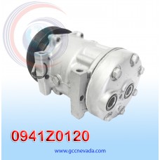COMPRESOR 709 SANDEN TOMA HORIZONTAL MUFFLER R-134-A T/P 6PK 12V ENSAMBLADO IMP