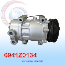 COMPRESOR 709 CONEX / MUFFLER (T/ARRIBA) R-134-A 12V T/P 6PK ENSAMBLADO IMP     