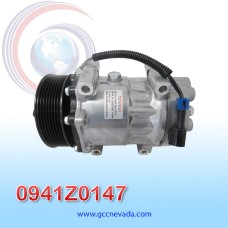 COMPRESOR 709 SD7H15 4544/4816 TOMA DIAGONAL MUFFLER PAD GWA R-134-A T/P 8PK 143MM 12V NEVADA ASIA