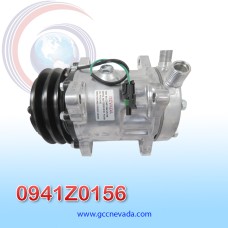 COMPRESOR 709 SD7H15 4271 TOMA VERTICAL O-RING JD R-134-A 8 OREJAS 2A 132MM 24V NEVADA ASIA   