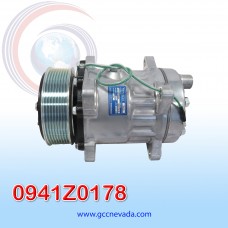 COMPRESOR 709 SD7H15 R-404-A 8 OREJAS TOMA VERTICAL O-RING 8PK 119MM 24V NEVADA ASIA