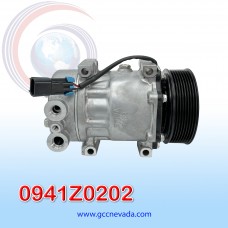 COMPRESOR 709 SD7H15 4042 TOMA VERTICAL MUFFLER R-134-A T/P 8PK 123MM 12V SANDEN JAPON
