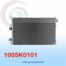 CONDENSADOR DODGE CALIBER AÑO 07/09 1.8L/2.0L/2.4L / AVENGER 08/14 2.4L/3.6L / JEEP COMPAS 07/09 / PATRIOT 08/09 2.0L/2.4L R-134-A S/FILTRO C/ENF DE ACEITE NEVADA ASIA
