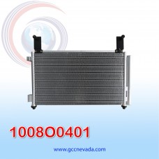 CONDENSADOR CHEVROLET SPARK 1.0L/1.2L AÑO 06/10 R-134-A C/FILTRO 45X41X1.6CM NEVADA ASIA