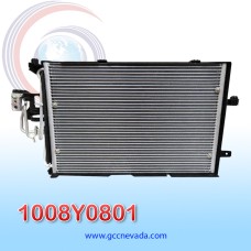 CONDENSADOR GM MONTANA AÑO 01/11 / CORSA 03/08 / OPEL CORSA 06/08 / CAPTIVA 08/09 R-134-A S/FILTRO 15.5X24X30 NEVADA ASIA
