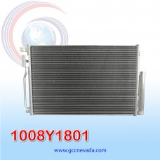 CONDENSADOR CHEVROLET COBALT / TRACKER / SONIC 1.8L AÑO 13/18 R-134-A C/FILTRO 61X38X1.6CM NEVADA ASIA