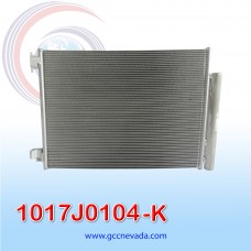 CONDENSADOR RENAULT LOGAN / DUSTER / CAPTUR AÑO 16/17 R-134-A C/FILTRO COREA