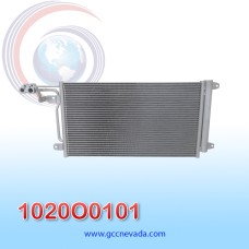 CONDENSADOR VOLKSWAGEN SEAT / IBIZA AÑO 08/15 R-134-A C/FILTRO 60.5X13.5X16 NEVADA ASIA