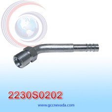 FITTING UNIVERSAL INSERT # 08 (13/32") 45º R/ALUM NEVADA ASIA