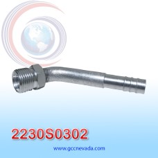 FITTING UNIVERSAL INSERT # 10 (1/2") 45º R/ALUM NEVADA ASIA