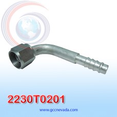 FITTING UNIVERSAL O-RING # 08 (13/32") 90° T/ACERO IMP