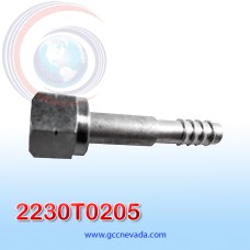 FITTING UNIVERSAL O-RING # 08 (13/32") RECTO R/MILIMETRICA T/ACERO IMP 