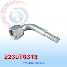 FITTING UNIVERSAL O-RING # 10 (1/2") 90° T/ALUM NAC