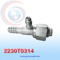 FITTING UNIVERSAL O-RING # 10 (1/2") RECTO C/CARGADOR T/ACERO NEVADA ASIA
