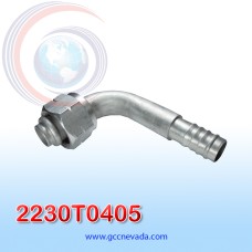 FITTING UNIVERSAL O-RING # 12 (5/8") 90° R/MILIMETRICA T/ALUM NAC