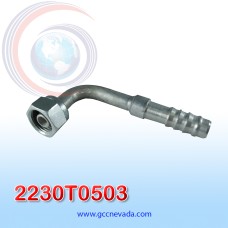 FITTING UNIVERSAL O-RING # 06-08 (5/16" - 13/32") 90° T/ACERO NAC
