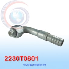 FITTING UNIVERSAL O-RING # 10-12 (1/2" - 5/8") 90° T/ALUM NAC