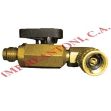 LLAVE DE PASO P/MANG DE MANOMETRO 90º HEMBRA/MACHO ASIA