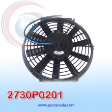 ELECTRO VENTILADOR UNIV 10" L ASPA RECTA 80W 12V NEVADA ASIA