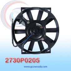 ELECTRO VENTILADOR UNIV 10" L ASPA RECTA C/BASE (PULL) 80W 12V NEVADA ASIA