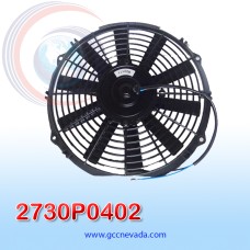 ELECTRO VENTILADOR UNIV 12" L ASPA RECTA 80W 12V NEVADA ASIA