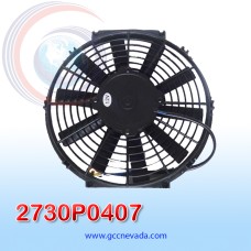 ELECTRO VENTILADOR UNIV 12" L ASPA RECTA 120W 12V 4 CARBONES NEVADA ASIA