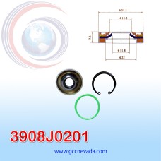 SELLO COMPRESOR GM CHEYENNE / GRAND BLAZER AÑO 1998 HT6 / R4 / V5 DOBLE LABIO (KIT) NEVADA ASIA